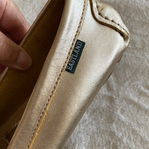 Eastland Metallic Gold Loafers - Picture 5 of 8